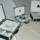 Illustration for article titled RISE Three-part CD Player Keeps Components Safe From...Each Other?
